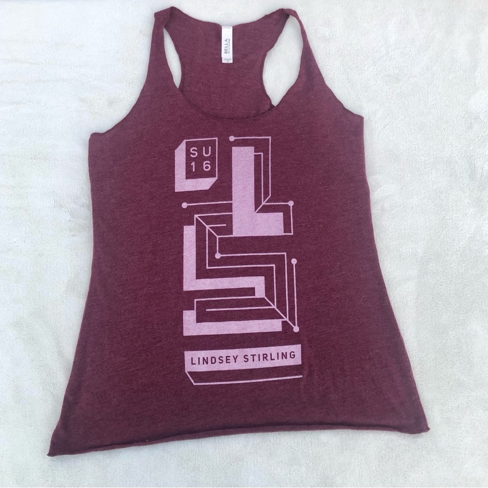 Lindsey Stirling Tank Shirt Sz. Medium SU 16 Sleeveless
